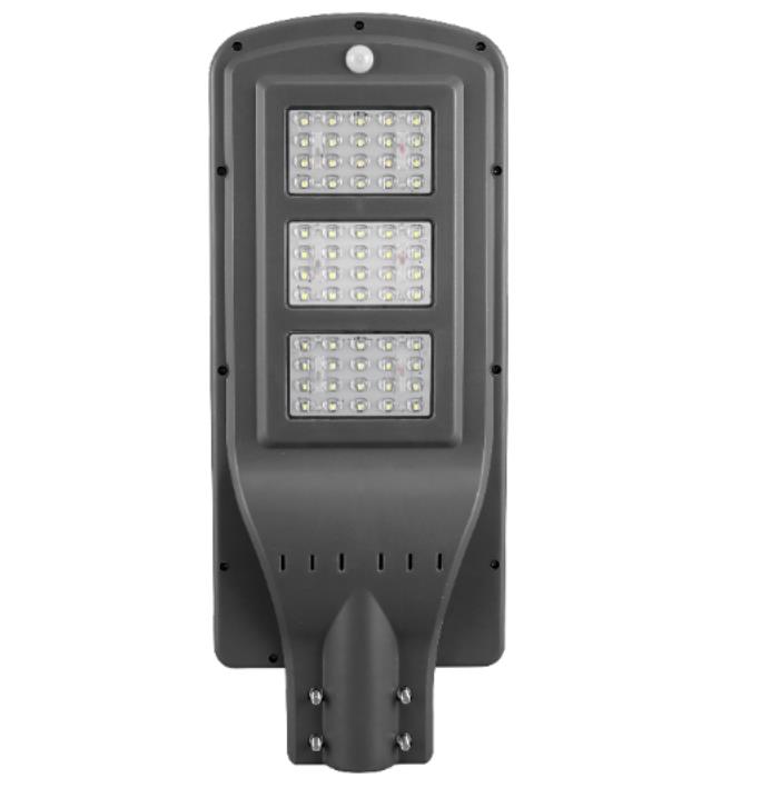 Lampa solari LED tat-triq b’sensur tar-radar, adattata għar-residenza fuq barra, 20W/40W/60W/80W/100W